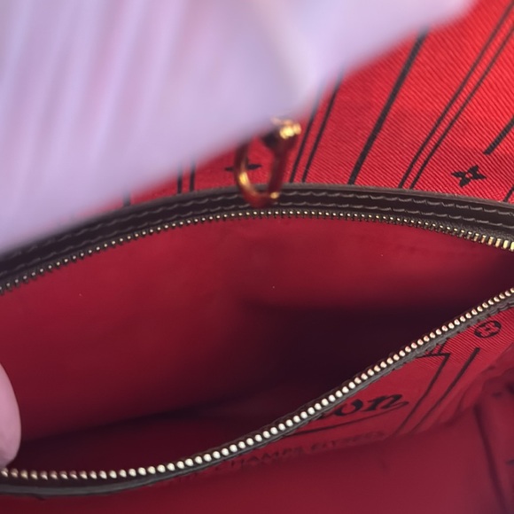 Louis Vuitton Neverfull Damier MM Brown/Cherry EUC 💯Authentic - Picture 13 of 17